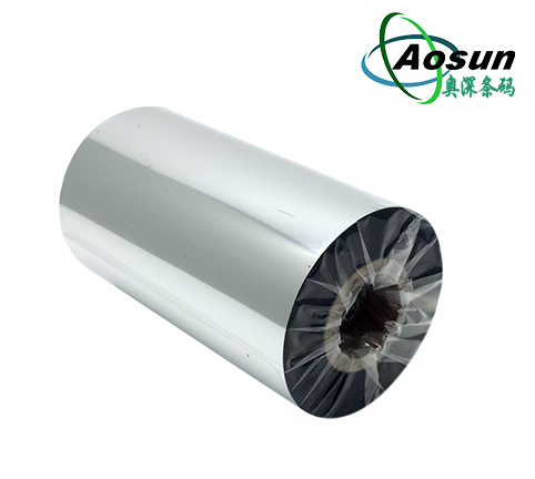 高品質(zhì)蠟基碳帶50~110mm 300m條碼打印機標(biāo)簽碳帶銅版標(biāo)簽紙色帶